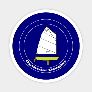 Optimist Sailing Dinghy Magnet